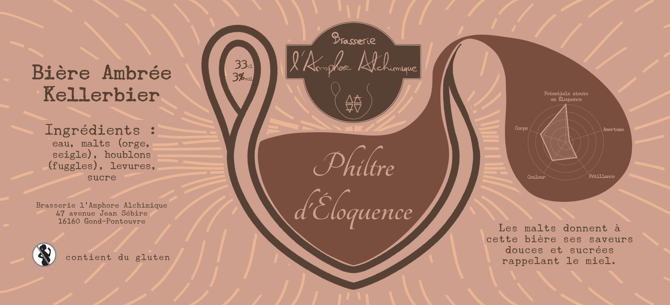 Philtre d'Éloquence - Kellerbier - 33cl